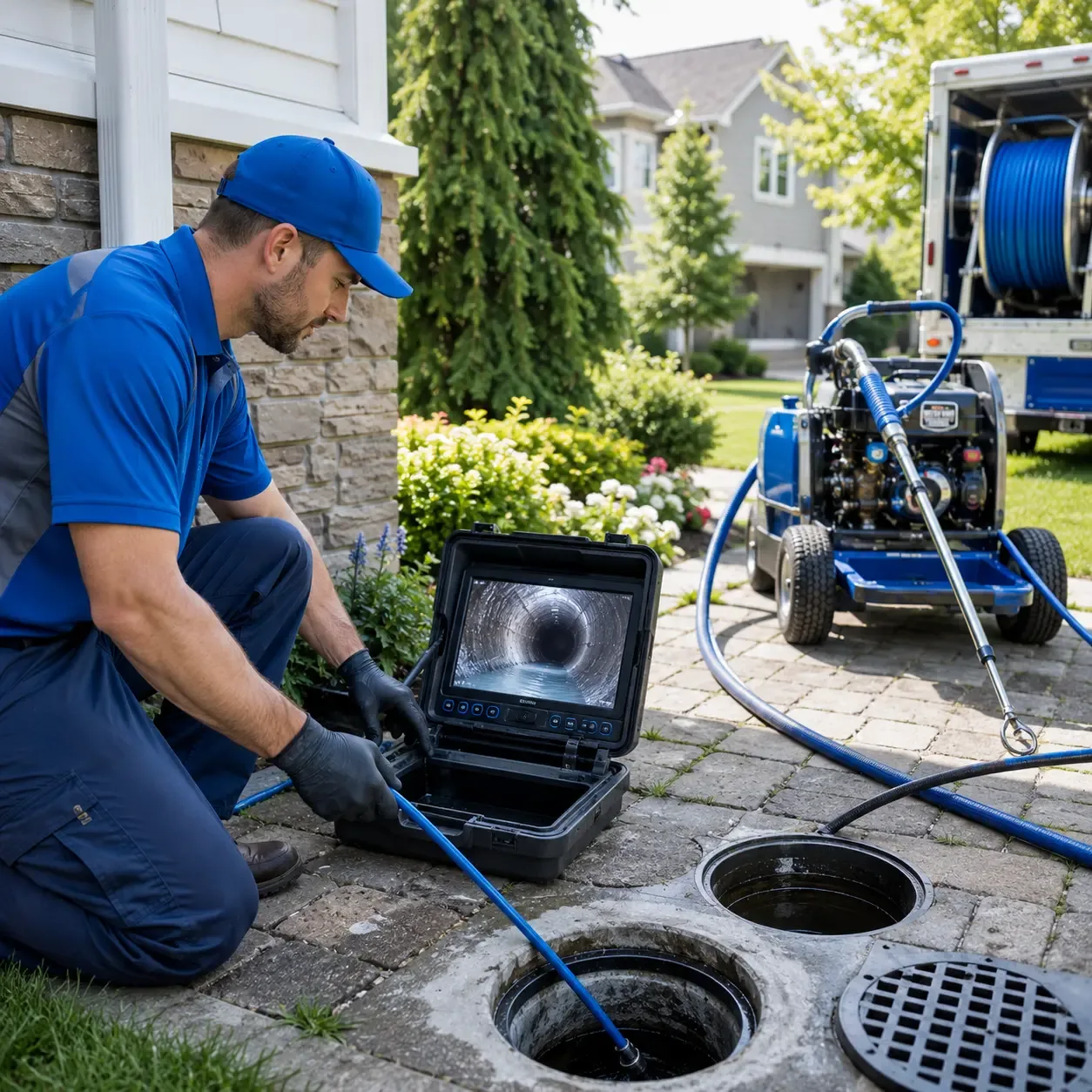 Outdoor drain cleaning professionals serving Mastic Beach, NY